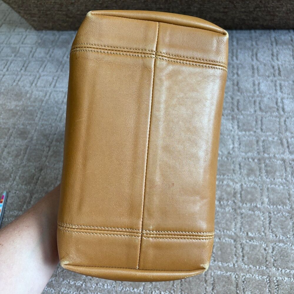 Coach Vintage Soho Waverly Tote Purse 4133 Tan Leather Classic 90s Mini Clean - Picture 6 of 14
